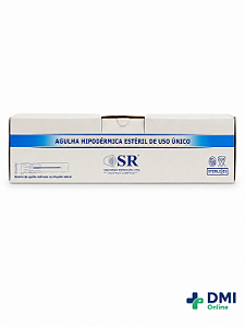 Agulha Descartável Hipodérmica 18g 40x1,20 Com 100 Unidades Sr