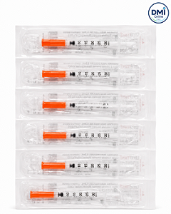 Seringa Insulina 0,3ml 6mm X 0,25mm 31g - Uniqmed