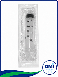 Seringa Descartável 20ml Luer Slip Sem Agulha - B. Lateral - SR