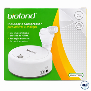 Inalador e Nebulizador Compressor YG083 - Adulto e Infantil - BIOLAND