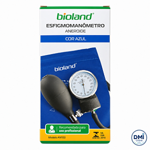 Aparelho de Pressão Adulto Aneróide AN100 Azul - BIOLAND