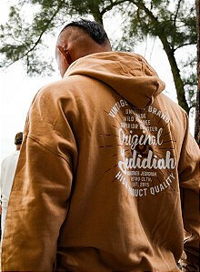 CONJUNTO MOLETOM COM CAPUZ PREMIUM JDH (PRETO E MARROM)