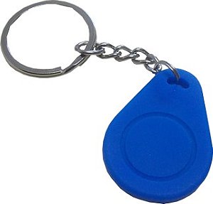 CHAVEIRO DE SILICONE AZUL - NICE