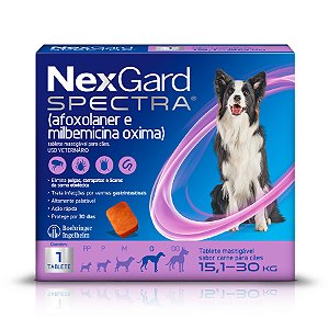 Nexgard Spectra Cães G De 15,1 A 30kg
