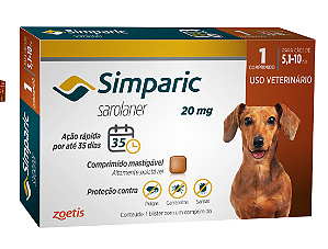 Simparic 5,1 A 10 Kg 1 Comprimido 20 Mg