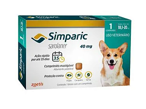 Simparic 10,1 A 20 Kg 1 Comprimido 40 Mg