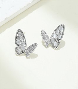 Brinco Borboleta Olho de Gato