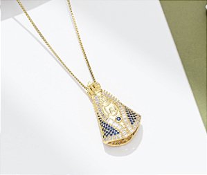 Colar Nossa Senhora Dupla Face