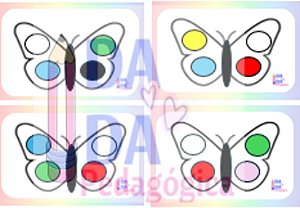 PDF - JOGO PEDAGÓGICO - BORBOLETA E AS CORES