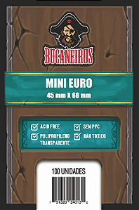 Sleeves Bucaneiros Mini Euro (45x68)