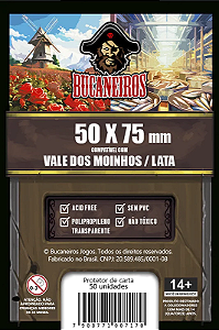 Sleeves Bucaneiros Vale dos Moinhos/Lata (50x75mm)