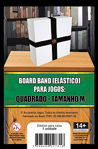 Board Band (Elástico) para Board Games (Tamanho M - Quadrado)
