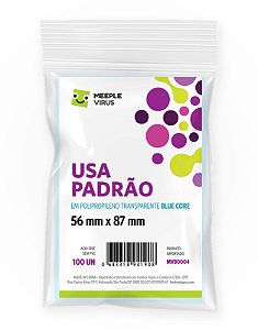 Sleeves Meeple Virus USA (56x87)