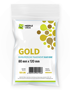 Sleeves Meeple Virus Gold (80x120)