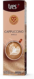 Cápsula Cappuccino Avelã Três Corações Caixa 10 Unidades