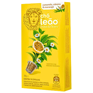 Cápsula De Chá Leão Camomila, Cidreira E Maracujá C/ 10Und