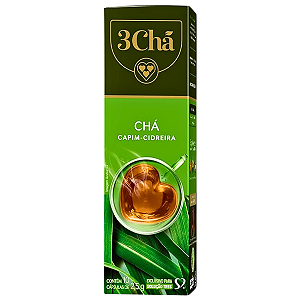 Cápsula De Chá Capim-Cidreira 3 Corações Caixa 10 UND