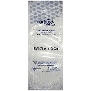 Compressa com emulsão de petrolatum 7,6x20,3 - curatec