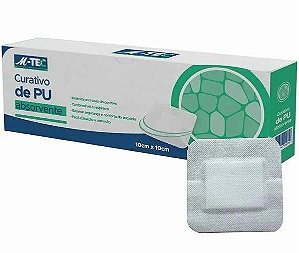 Curativo De Pu Absorvente M-Tec 10cm X 10cm (1 Unid)