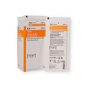 Curativo Telfa Antimicrobiana Com Borda 10cm X 20cm