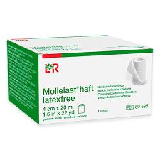 Bandagem Coesiva Mollelast Haft Latex Free 4cm x 20