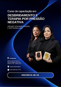 HABILITAÇÃO EM DESBRIDAMENTO DE FERIDAS + HABILITAÇÃO EM TPN (CURSO)