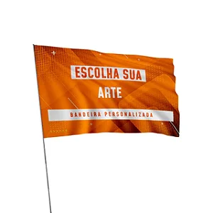 Bandeiras Pequena - Tecido Tafetá.