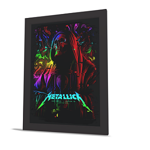 Quadro Decorativo - Metallica - Acrílico 2mm