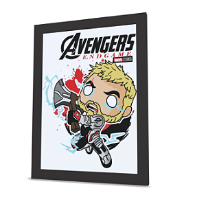 Quadro Decorativo - Coleção Vingadores Thor - Acrílico 2mm