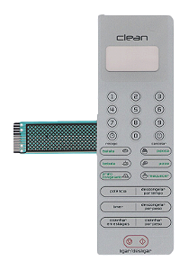 Membrana Teclado para Micro-ondas Compatível com Brastemp BMS 18ABHNA