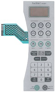 Membrana Teclado para Micro-ondas Compatível com Consul CMY 30 Facilite Middi