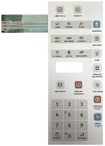 Membrana Teclado para Micro-ondas Compatível com Electrolux MI 41T