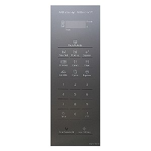 Membrana Teclado para Micro-ondas Compatível com Panasonic NN-ST 55LM Espelhada
