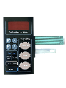 Membrana Teclado para Micro-ondas Compatível com Panasonic NN 5556