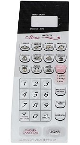 Membrana Teclado para Micro-ondas Compatível com Panasonic NN-G 52 Relevo