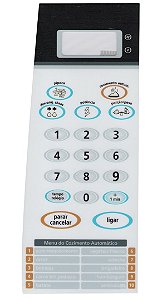 Membrana Teclado para Micro-ondas Compatível com Panasonic NN-S 55