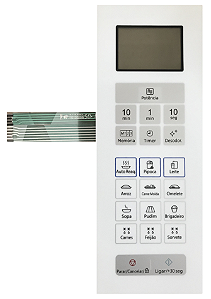Membrana Teclado para Micro-ondas Compatível com Panasonic NN-ST 35HWRU