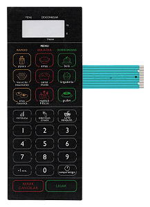 Membrana Teclado para Micro-ondas Compatível com Panasonic NN-ST 359