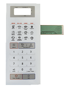 Membrana Teclado para Micro-ondas Compatível com Panasonic NN-ST 571