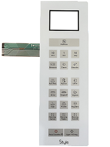 Membrana Teclado para Micro-ondas Compatível com Panasonic NN-ST 654W