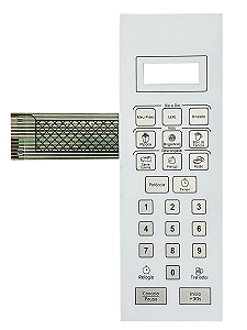 Membrana Teclado para Micro-ondas Compatível com Philco PMO21B