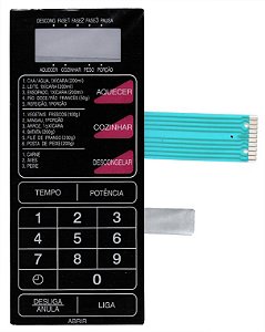 Membrana Teclado para Micro-ondas Compatível com Philco PMW 50