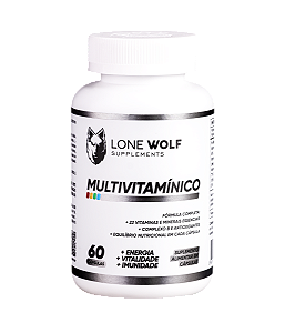 Multivitamínico 60 Cápsulas - Lone Wolf Supplements