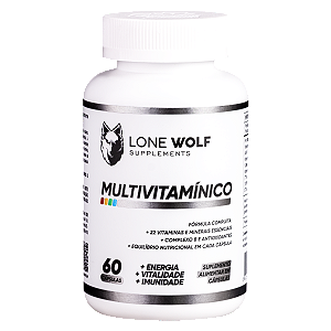 Multivitamínico 60 Cápsulas - Lone Wolf Supplements