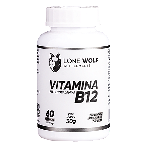 Vitamina B12 500mg 60 Cápsulas - Lone Wolf Supplements