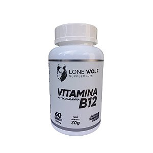 Vitamina B12 500mg 60 Cápsulas - Lone Wolf Supplements