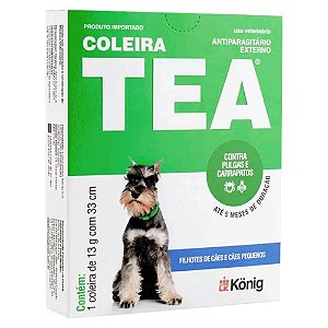 Tea Coleira Antipulgas para Cães 13g - 33cm