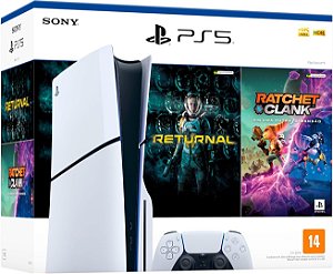 PlayStation®5 Slim Disk + 2 Jogos nacional