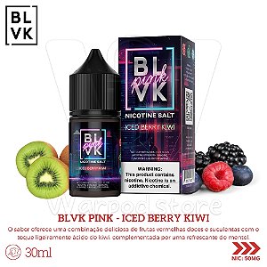 Nic Salt Blvk Pink 30ml / 50mg - Iced Berry Kiwi