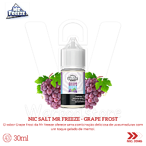 Nic Salt Mr Freeze 30ml / 35mg - Grape Frost